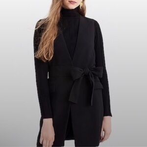 J crew 365 sleeveless black blazer size 4